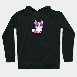 Cute fluffy corg Hoodie